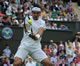 Day 1 Mon 20 Jun 2011 - Rafael Nadal (ESP) in action today during his victory over Michael Russell (USA) in todays first round match