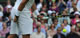 Day 1 Mon 20 Jun 2011 - Rafael Nadal (ESP) in action today during his victory over Michael Russell (USA) in todays first round match