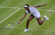 Day 1 Mon 20 Jun 2011 - Venus Williams (USA) in action today during her victory over Akgul Amanmuradova (UZB) in todays first round match 