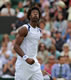 Day 1 Mon 20 Jun 2011 - Gael Monfils (FRA) celebrates his victory over Matthias Bachinger(GER) in todays first round match
