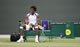 Day 6 Sat 25 Jun 2011 - Gael Monfils (FRA) in action today during his defeat by Lukasz Kubot (POL) in todays Gentlemen's Singles Third Round match