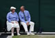 Day 6 Sat 25 Jun 2011 - Line Judges compare notes during a change over