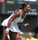 Day 7  Mon 27 Jun 2011 - Serena Williams (USA) in action today during her defeat by Marion Bartoli (FRA) in todays Ladies' Singles Fourth Round match