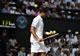 Day 9 Wed 29 Jun 2011 - Jo-Wilfried Tsonga (FRA) in action today during his victory over Roger Federer (SUI) in todays Gentlemen's Singles Quarterfinal match