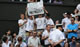 Day 9 Wed 29 Jun 2011 - Fans watch Andy Murray (GBR) in action today during his victory over Feliciano Lopez (ESP) in todays Gentlemen's Singles Third Round match